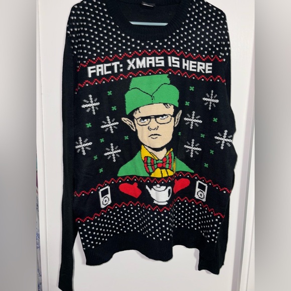 The Office Dwight Christmas Sweater Size 2X - Picture 1 of 2